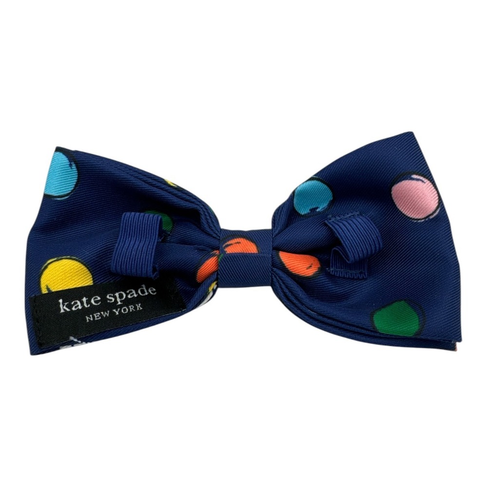 Kate Spade New York Watercolor Dog or Cat Collar Bow Time NWOT - Picture 2 of 2